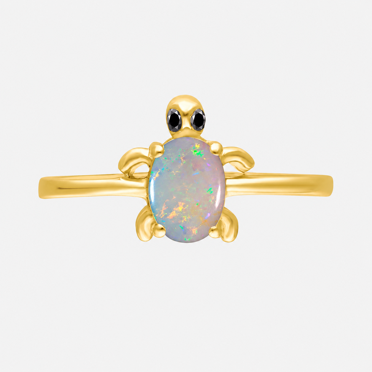 Baby Turtle Opal & Diamond Ring Legacy Of The Wild