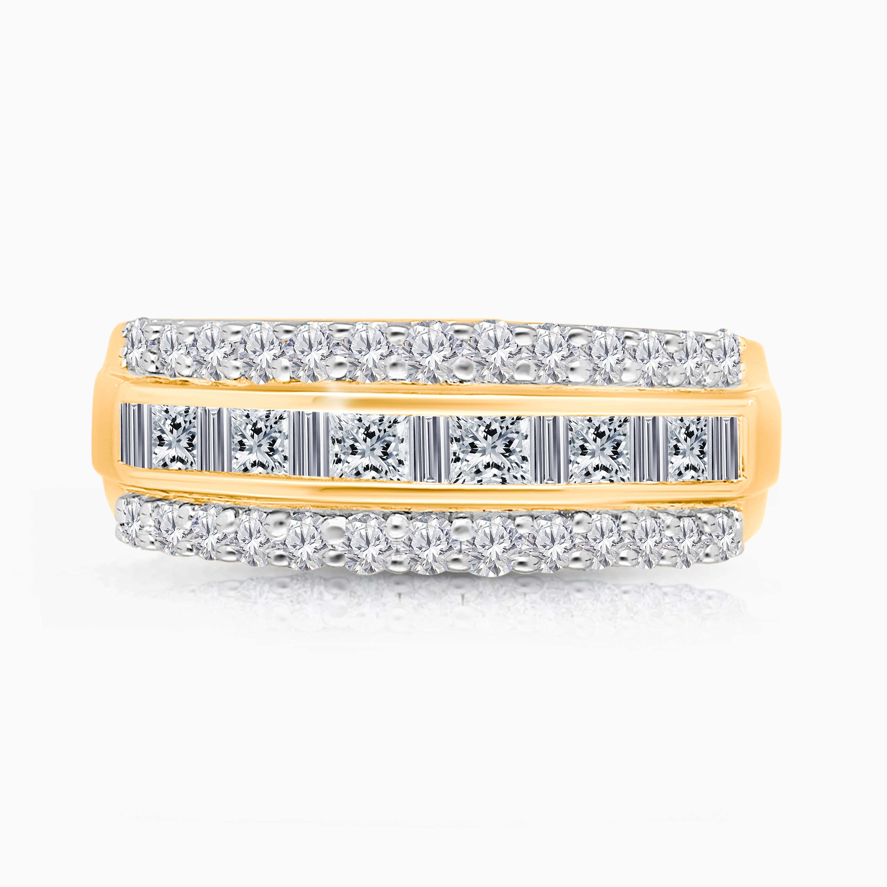 1 CTW Yellow Gold Legendary Diamond Band
