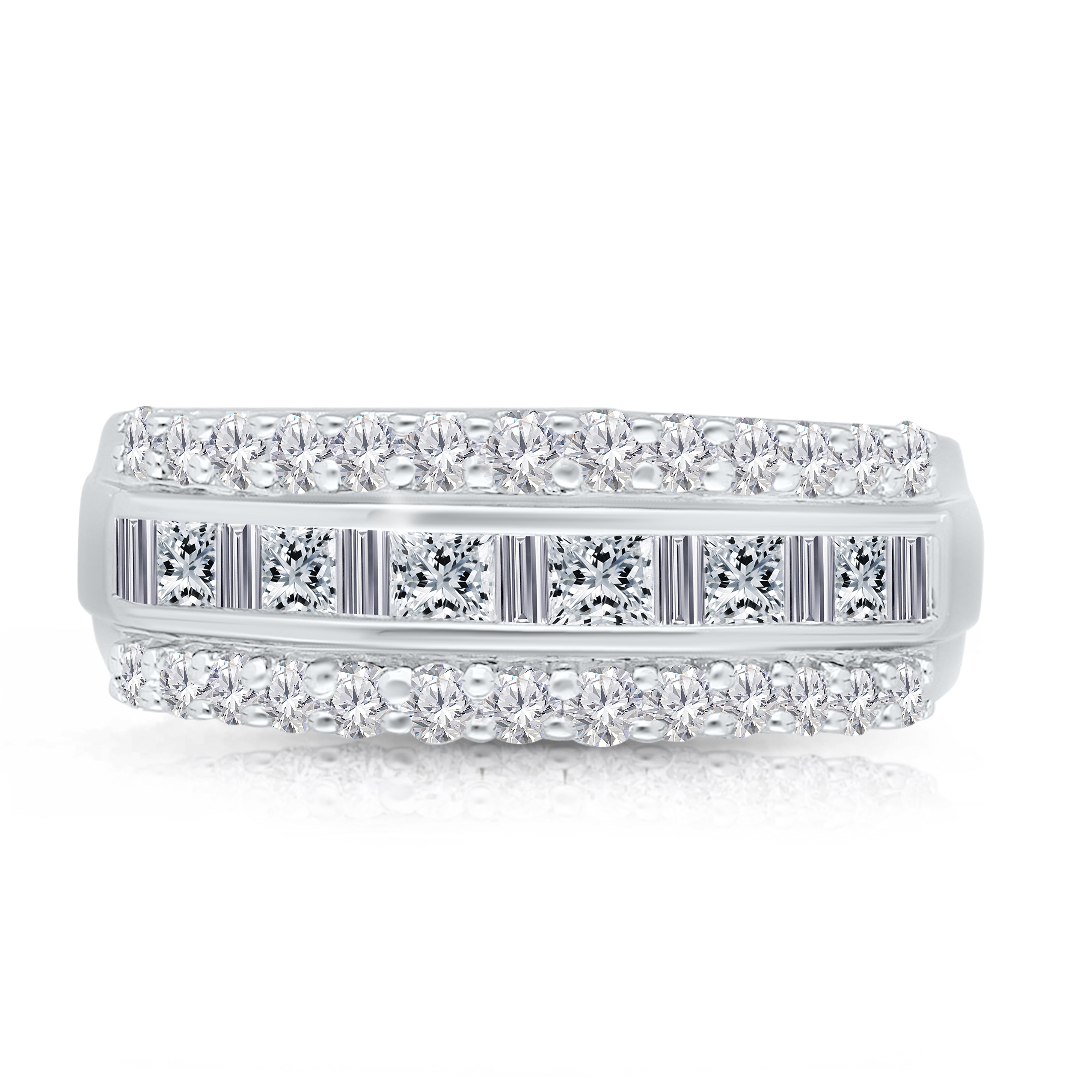 1 TCW White Gold Legendary Diamond Ring