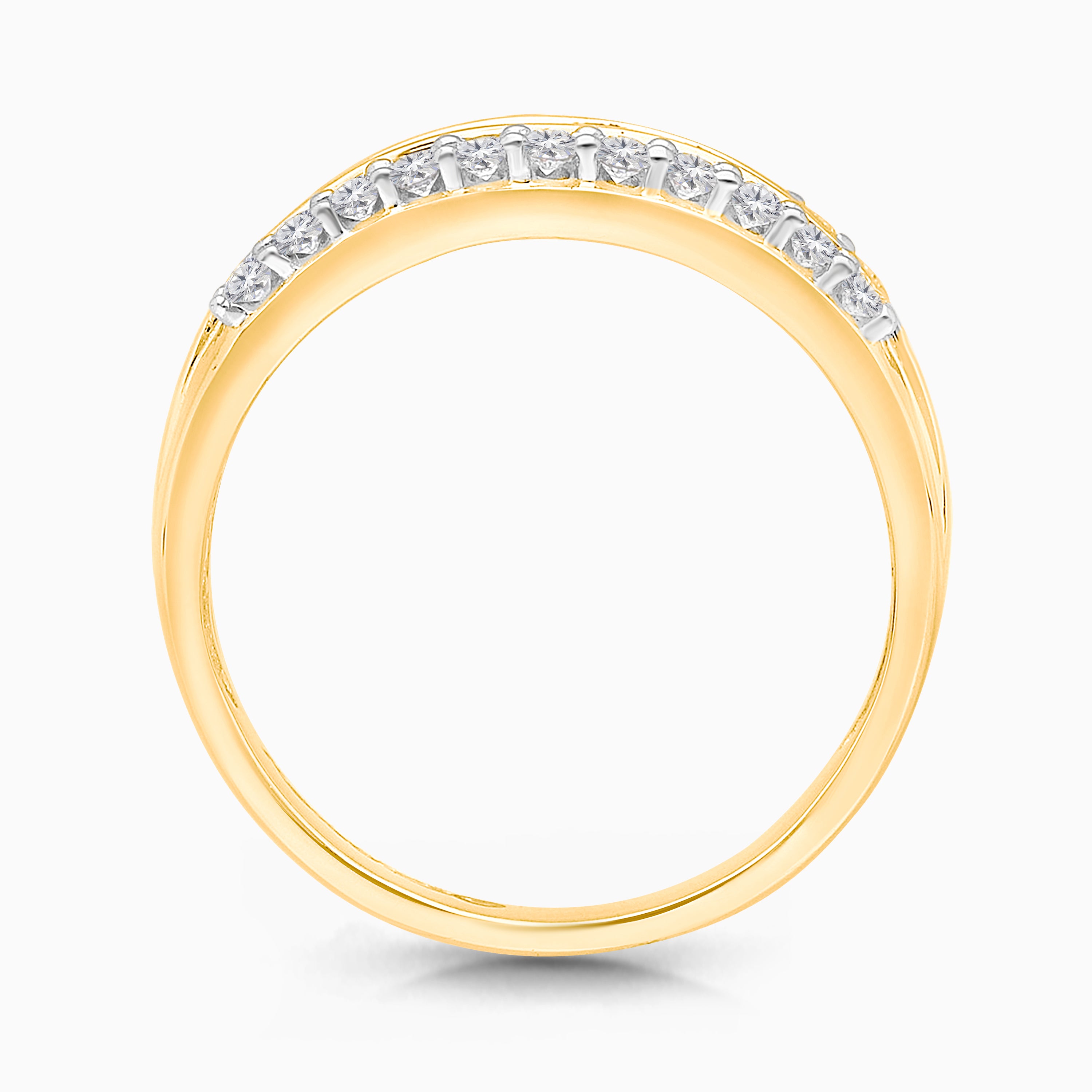 1.5 CTW Yellow Gold Legendary Diamond Band