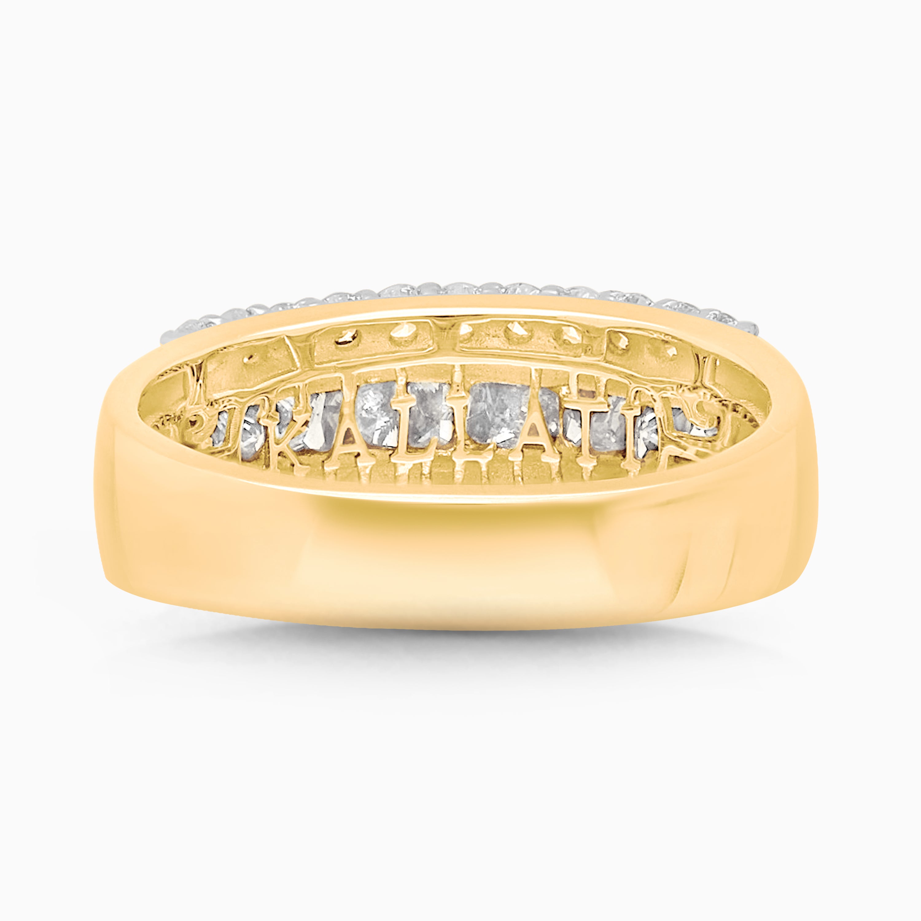 1.5 CTW Yellow Gold Legendary Diamond Band