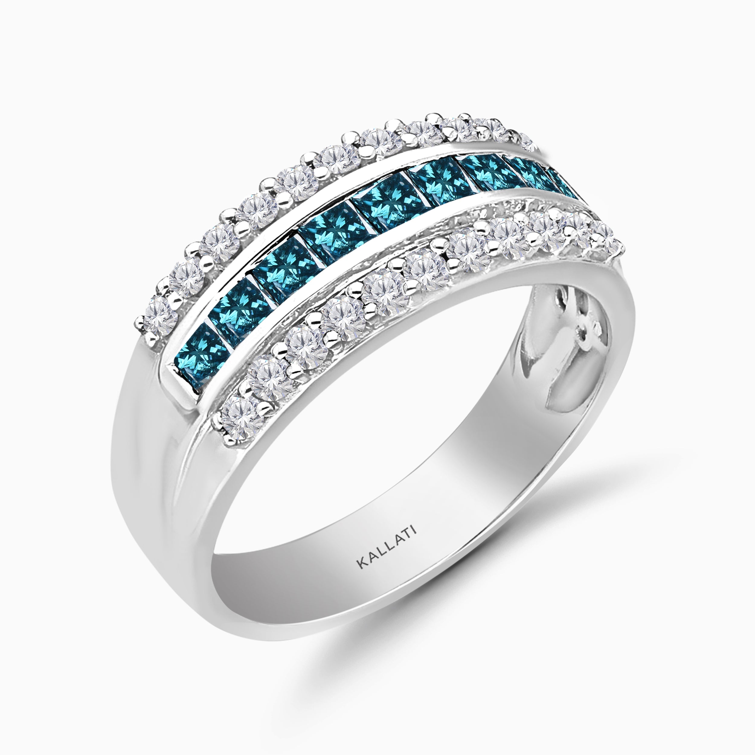 1.60 CTW Blue Diamond Legendary Ring