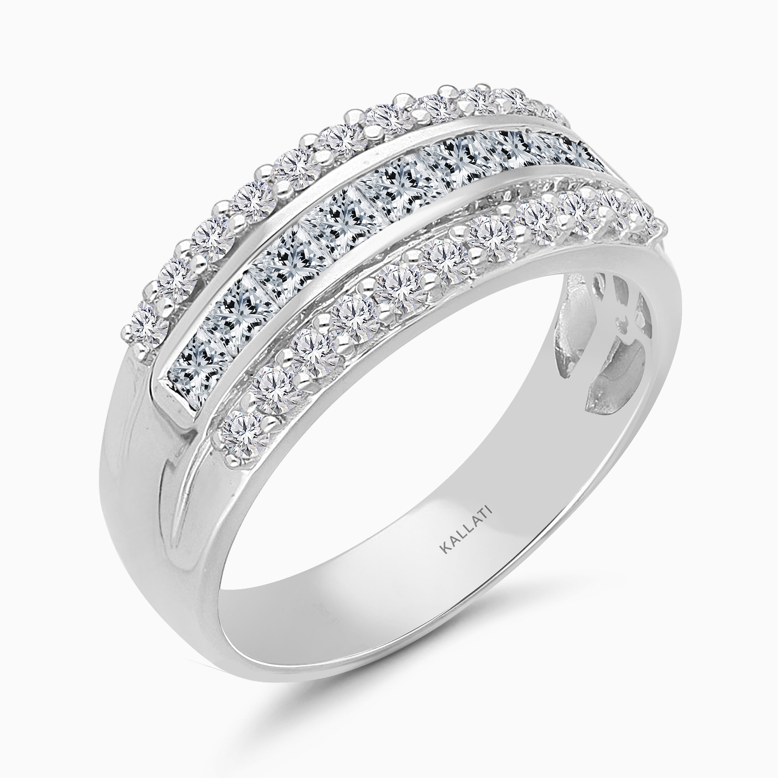 1.5 CTW White Gold Legendary Diamond Band