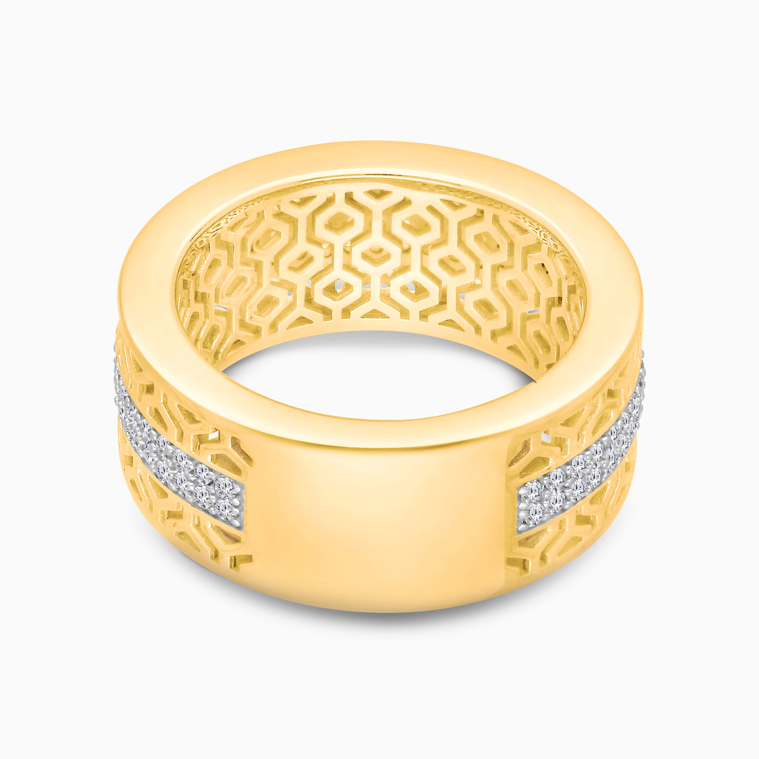 Aztec Duo Diamond Men's Ring