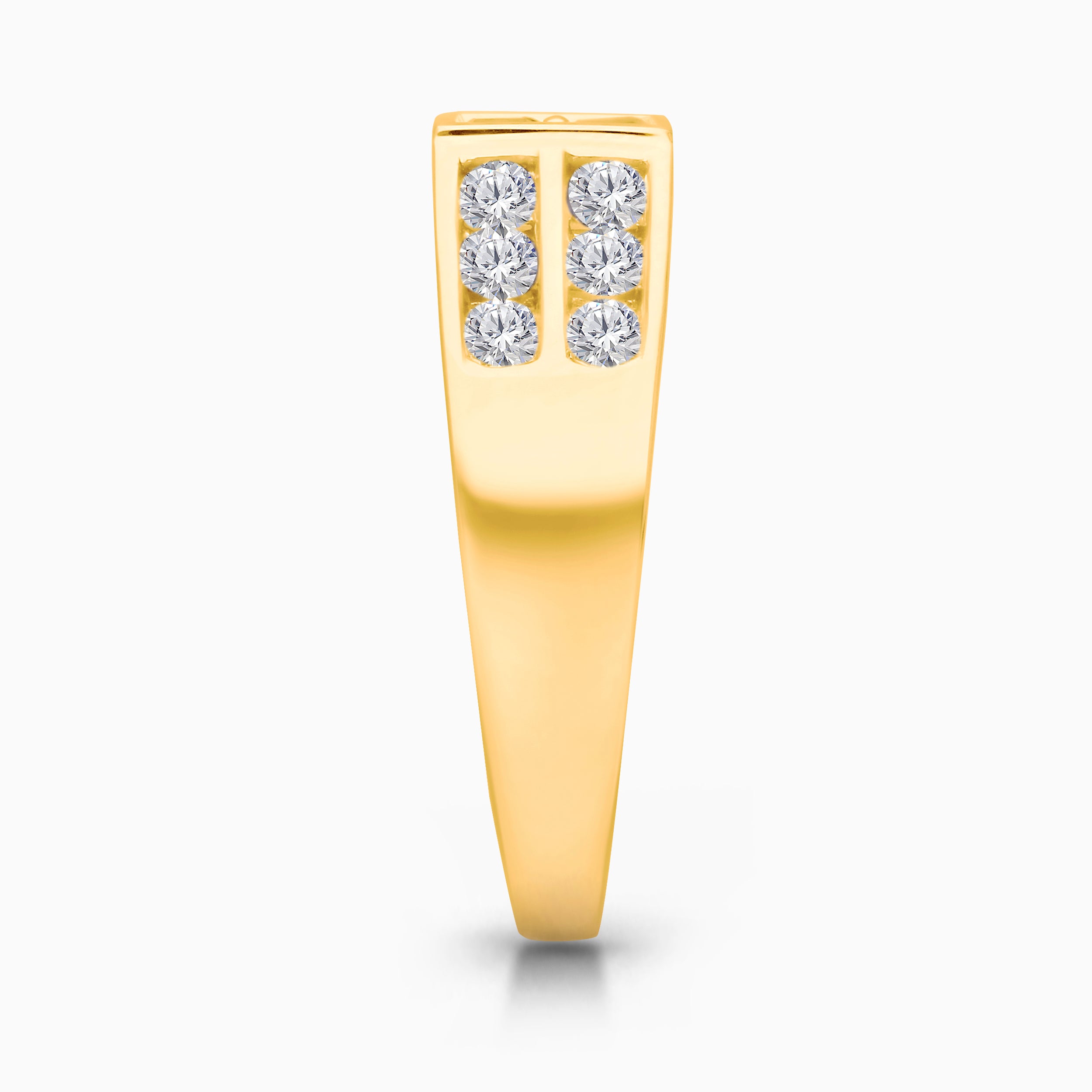 Mosaic Princess Sapphire & Diamond Men's Ring
