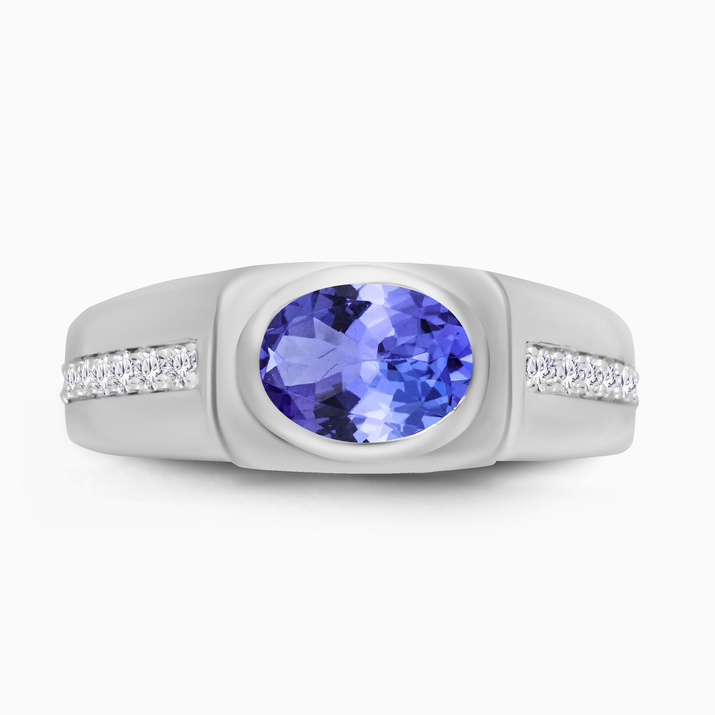 Large Violet Oasis Men's Ring