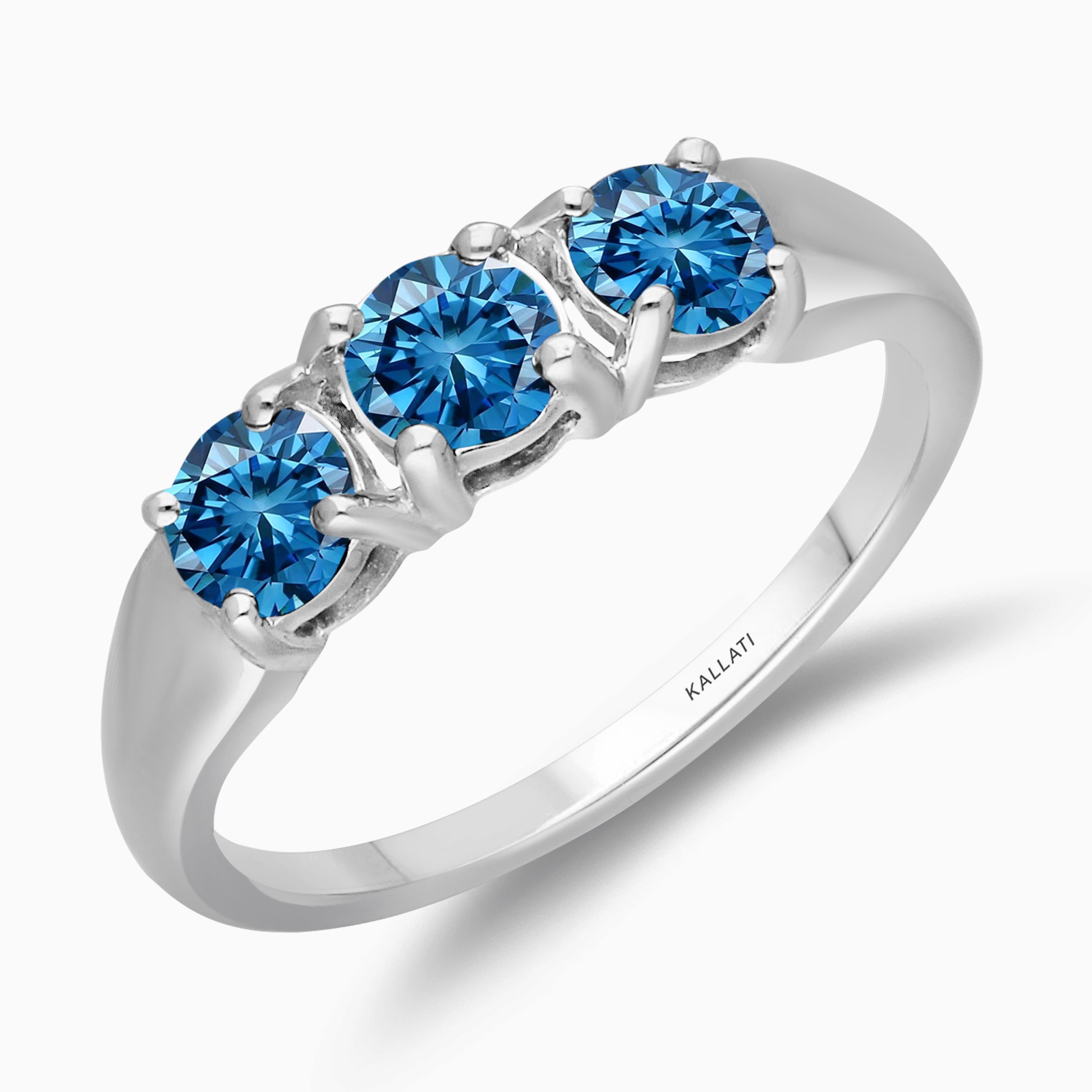 Bold Blue Diamond Stacker