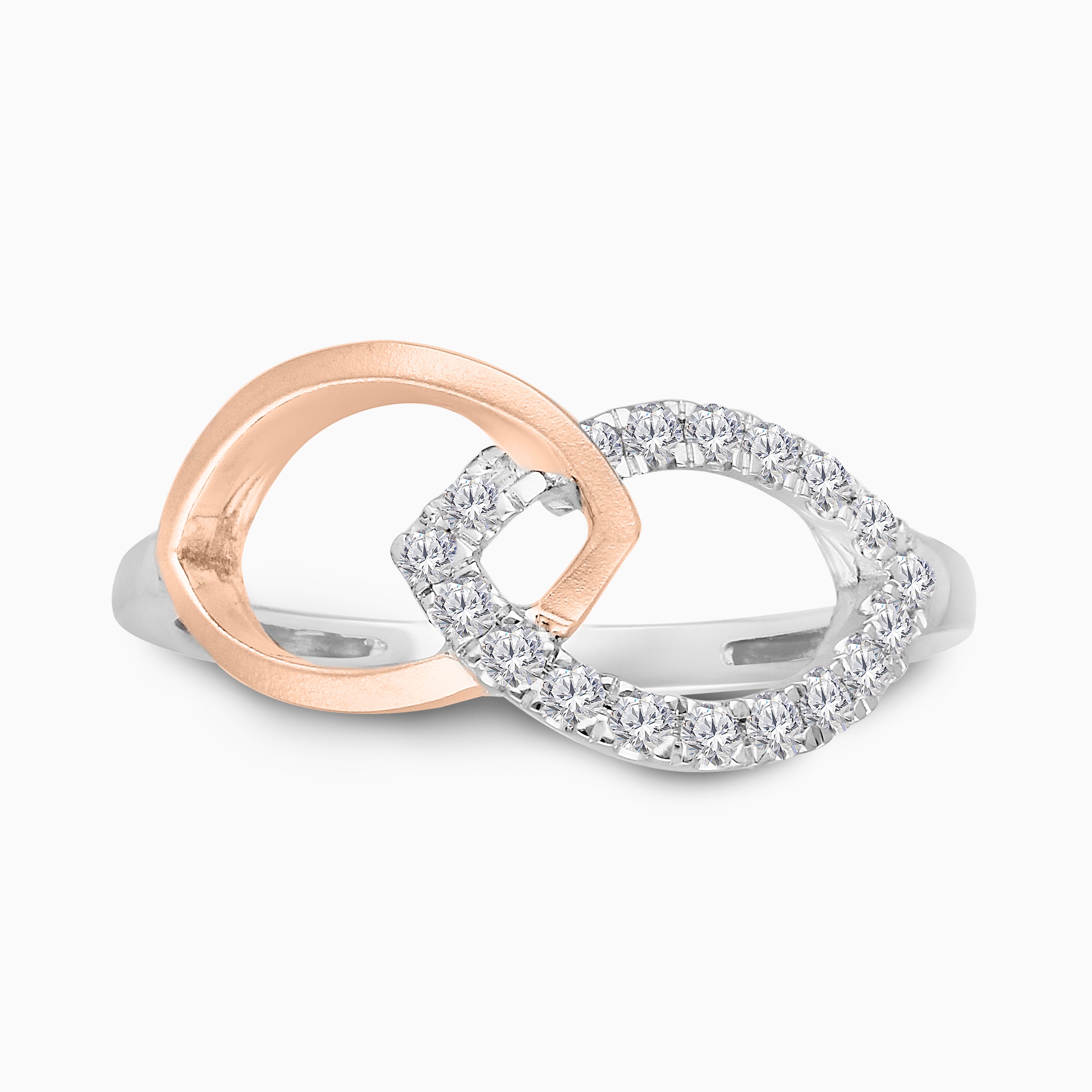 Dual Tone Interlocking Band