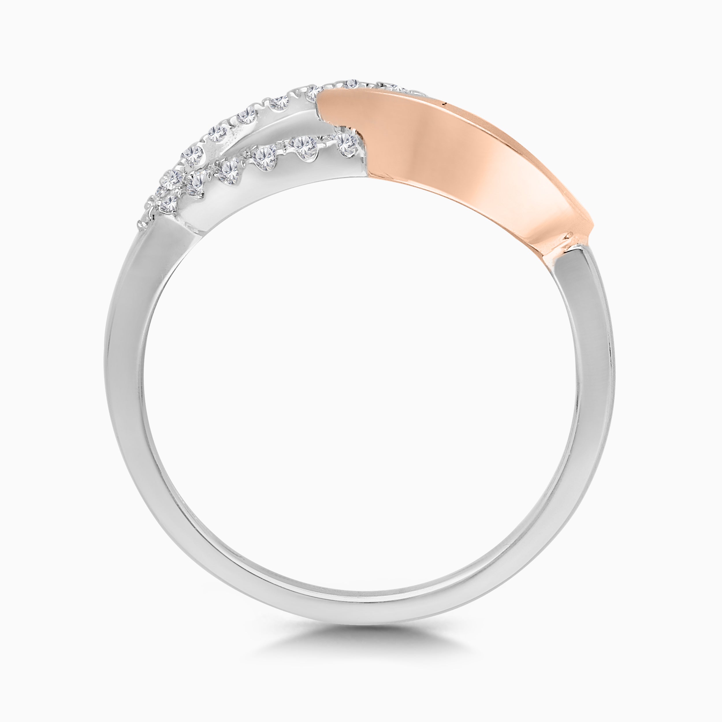 Dual Tone Interlocking Band