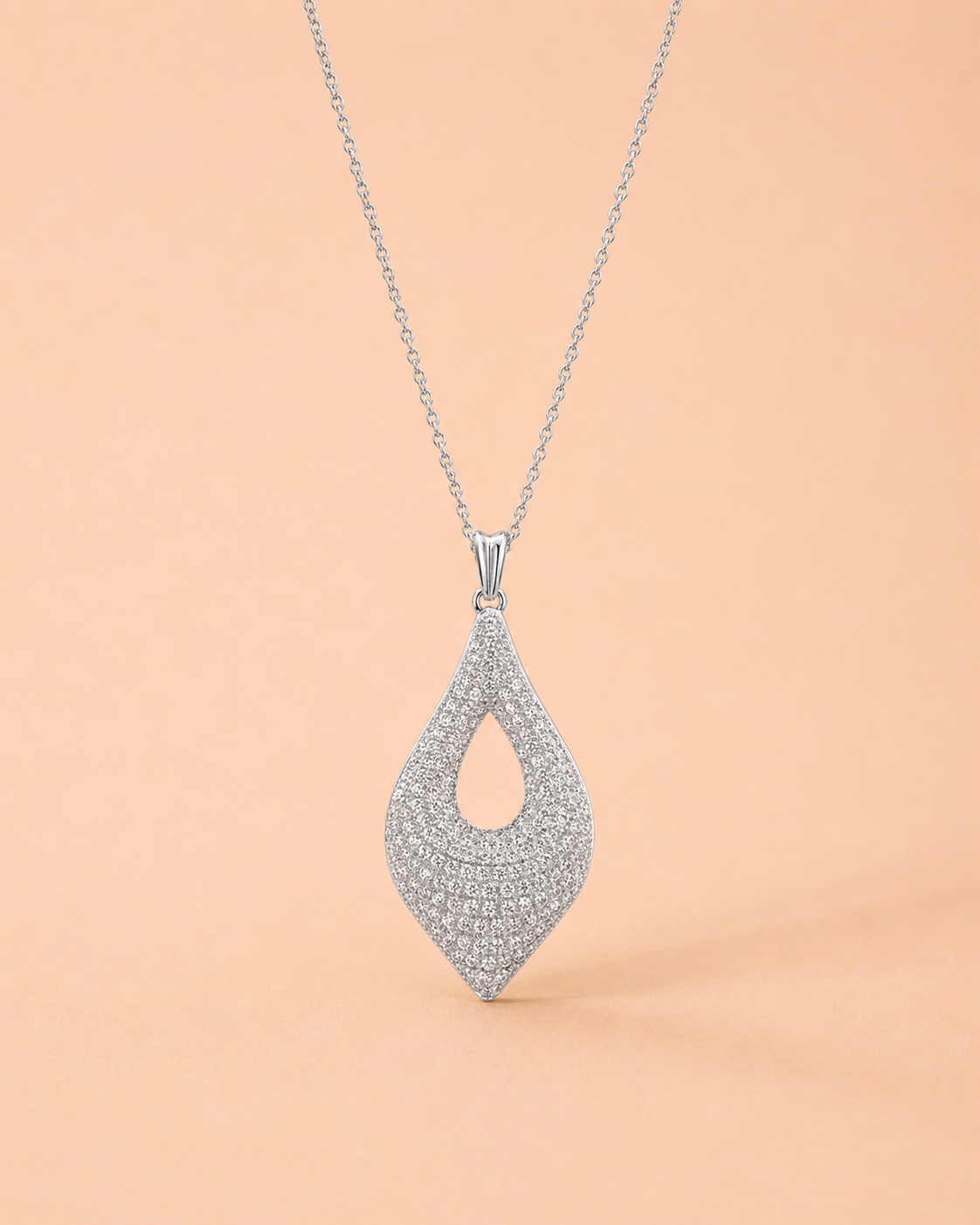 Regal Diamond Pendant White Diamond