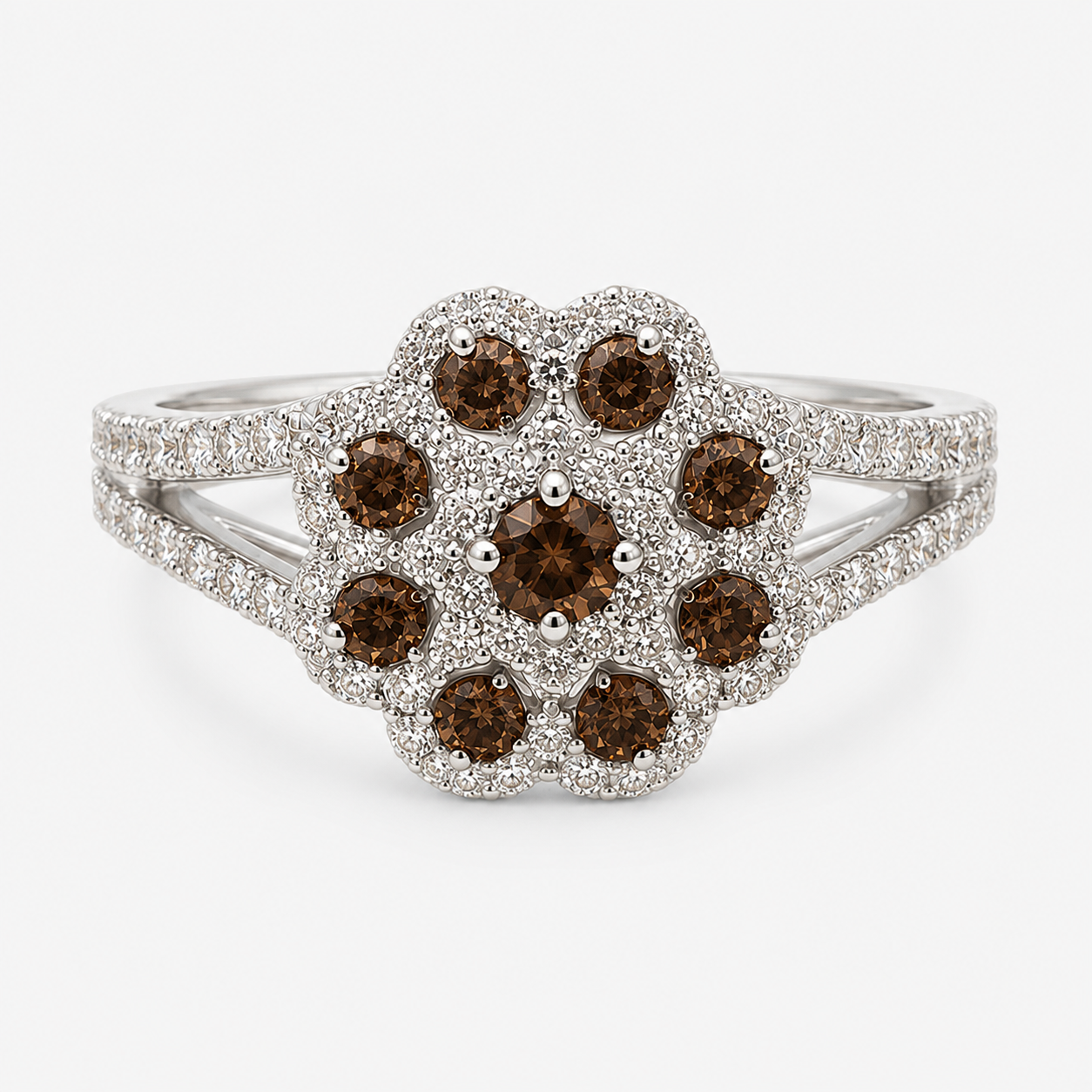 Coco Diamond Floral Ring Coco Diamonds