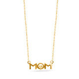 Yellow Gold Diamond Eternal Mom Necklace