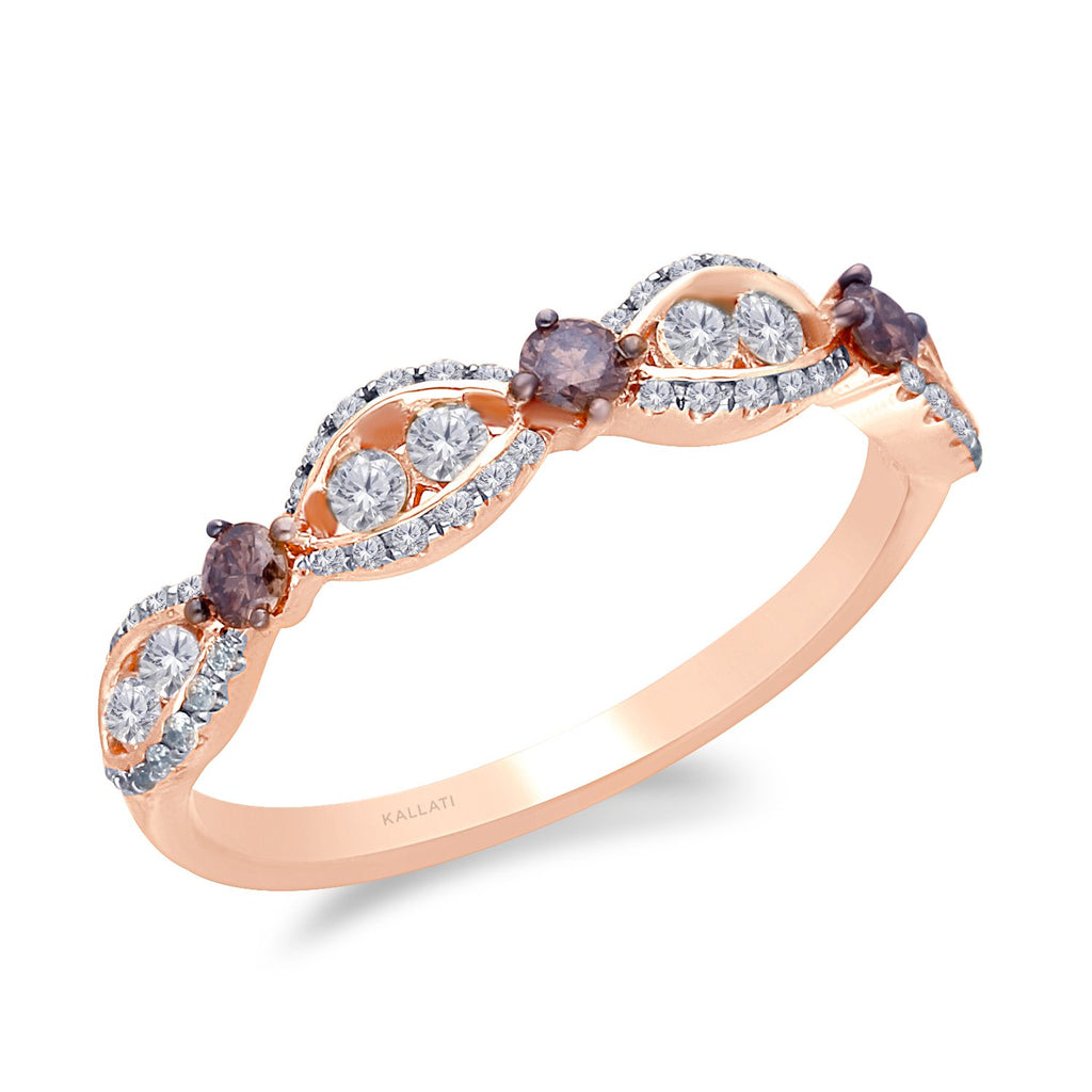 Monogram Infini Engagement Ring, Pink Gold And Diamond - Categories