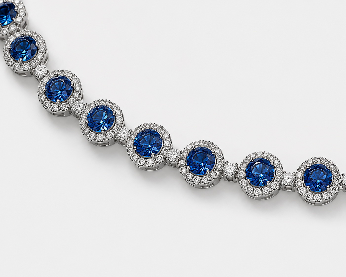 Blue Royalty Sapphire Necklace