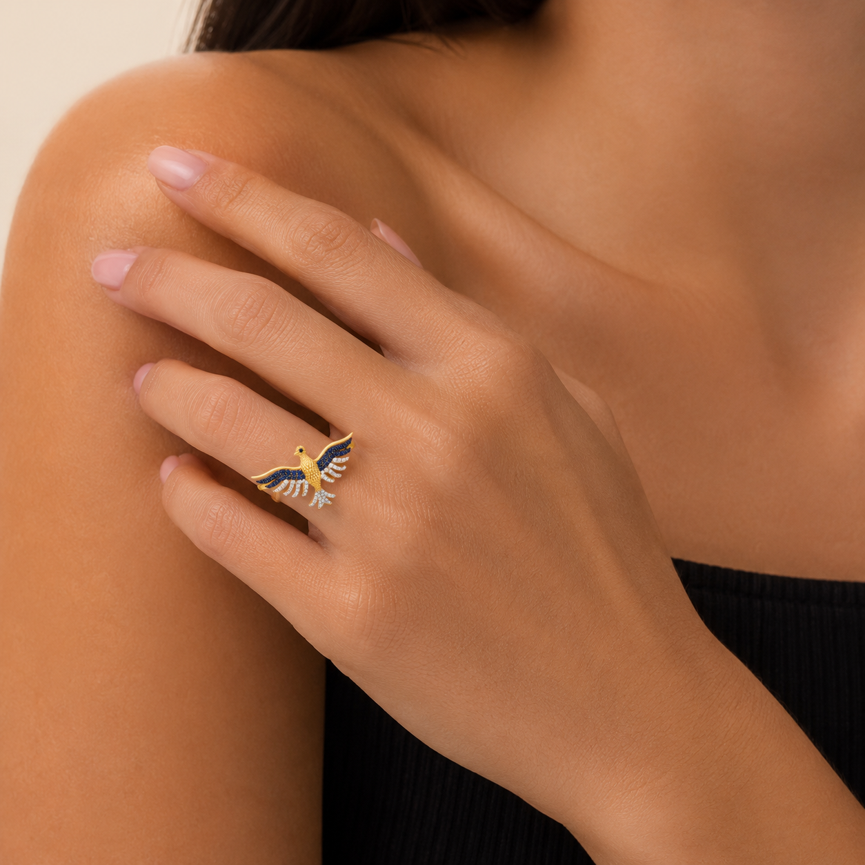 Morning Dove Sapphire & Diamond Ring