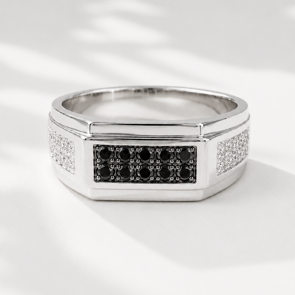 Dueling Diamond Mens Band MENS
