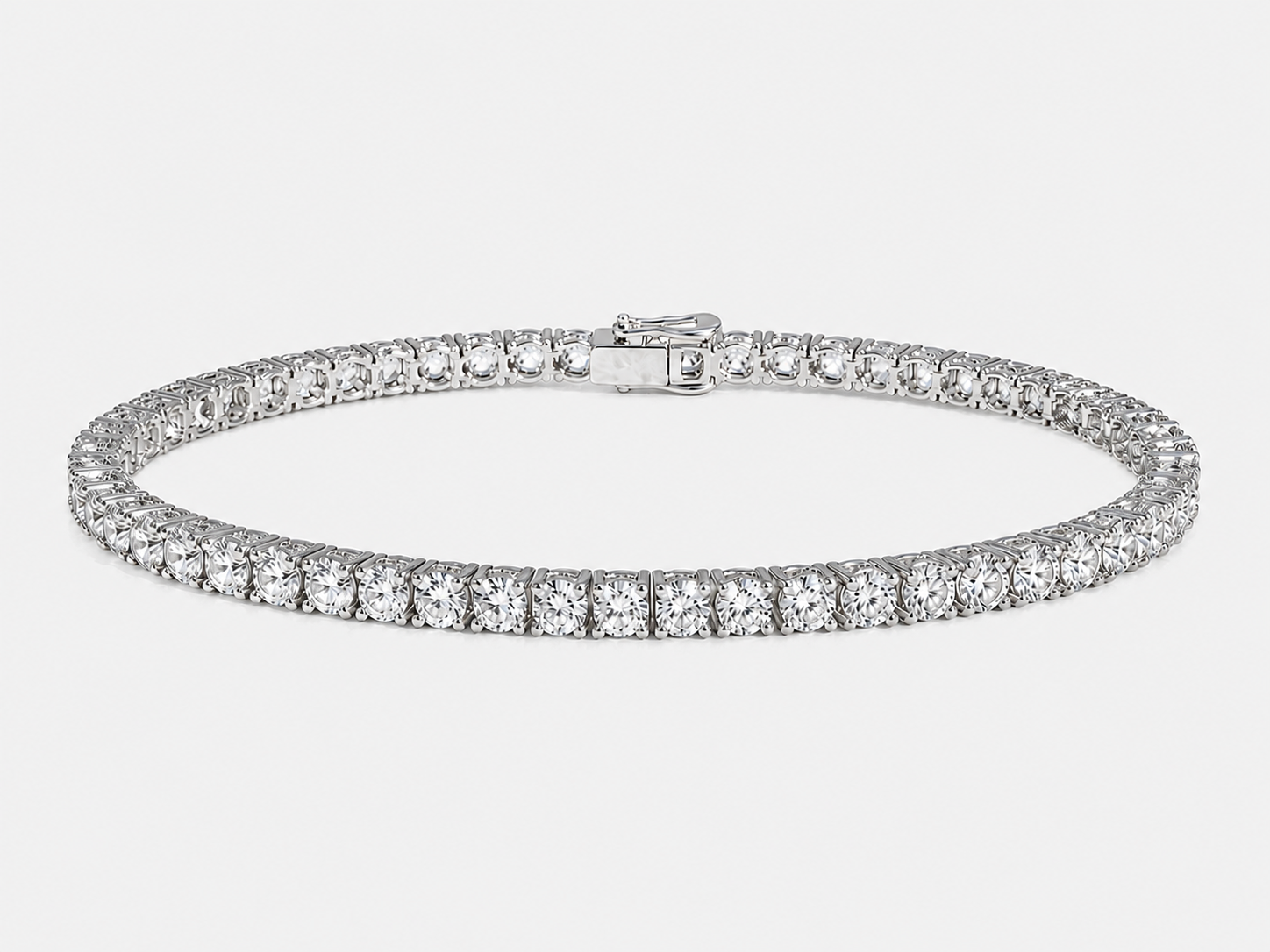 6ct Diamond Tennis Bracelet White Diamond