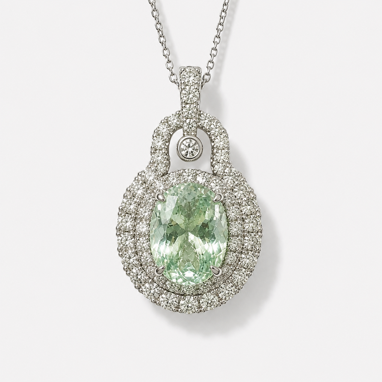 Certified Mint Green Paraiba Necklace