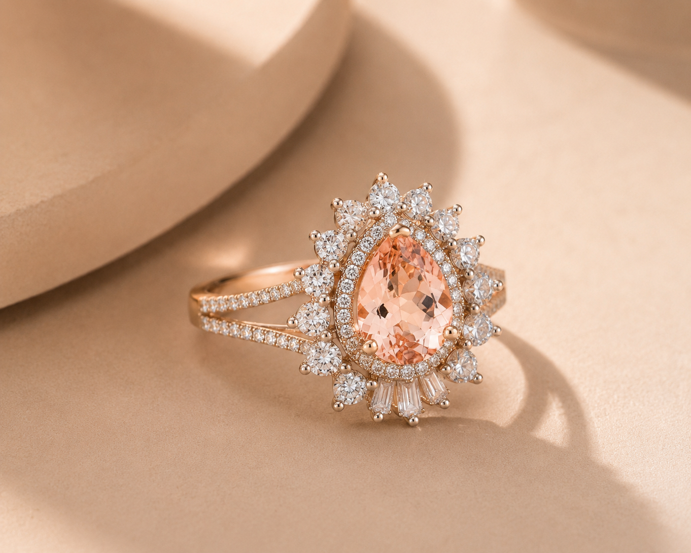 Skylight Morganite Ring Morganite