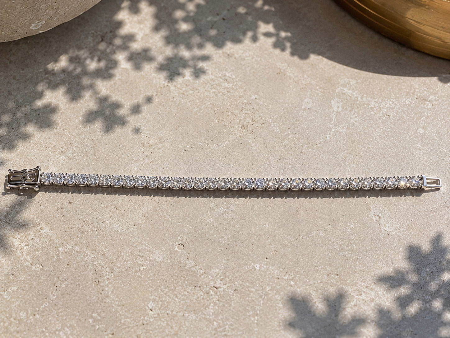6ct Diamond Tennis Bracelet White Diamond