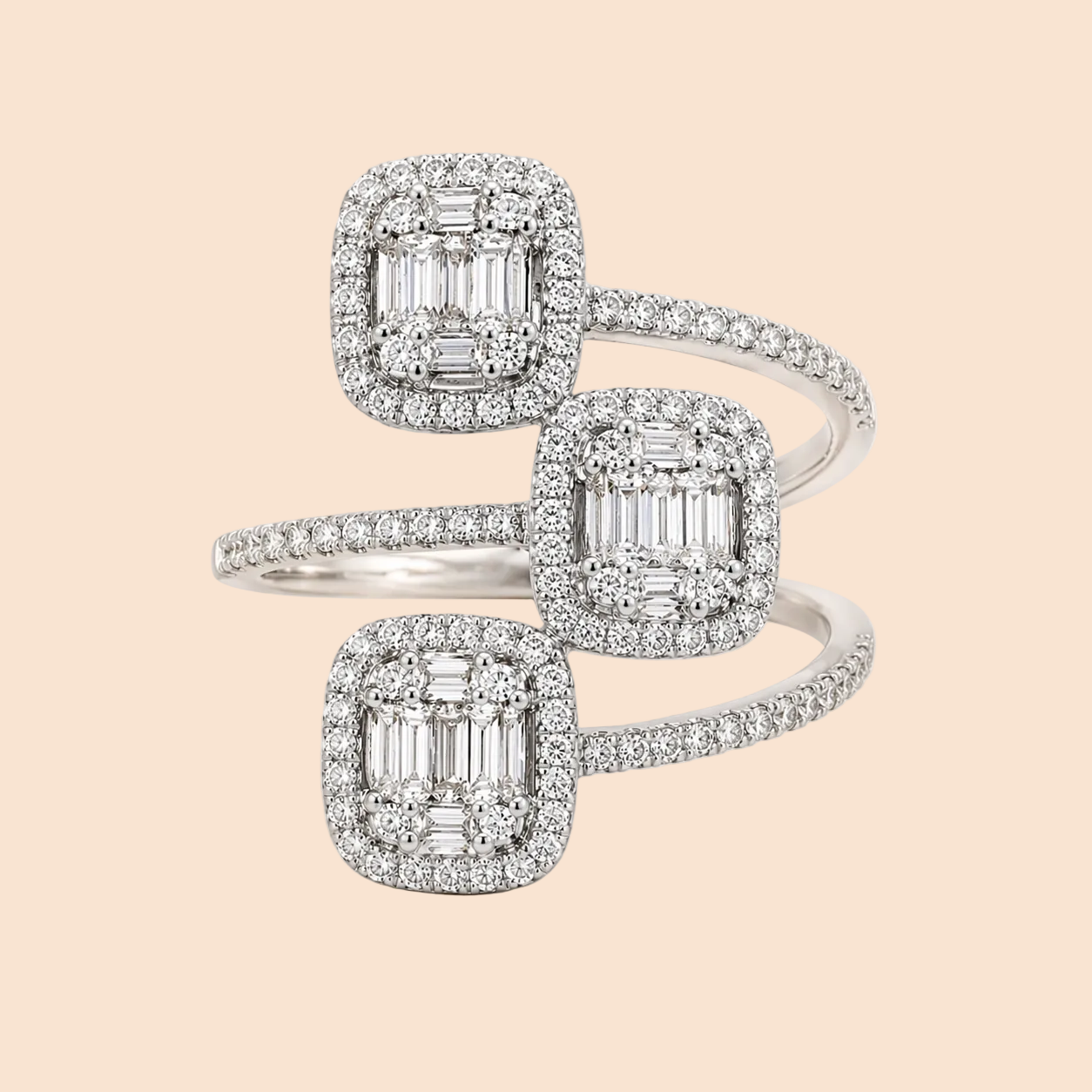 Tiered Legendary Diamond Ring