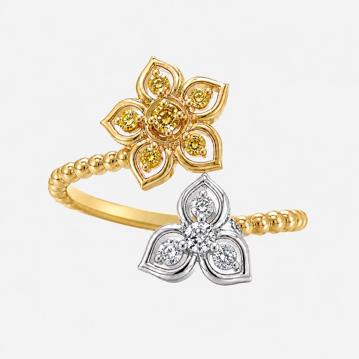 Field Of Flowers Yellow Diamond Ring Yellow Diamond