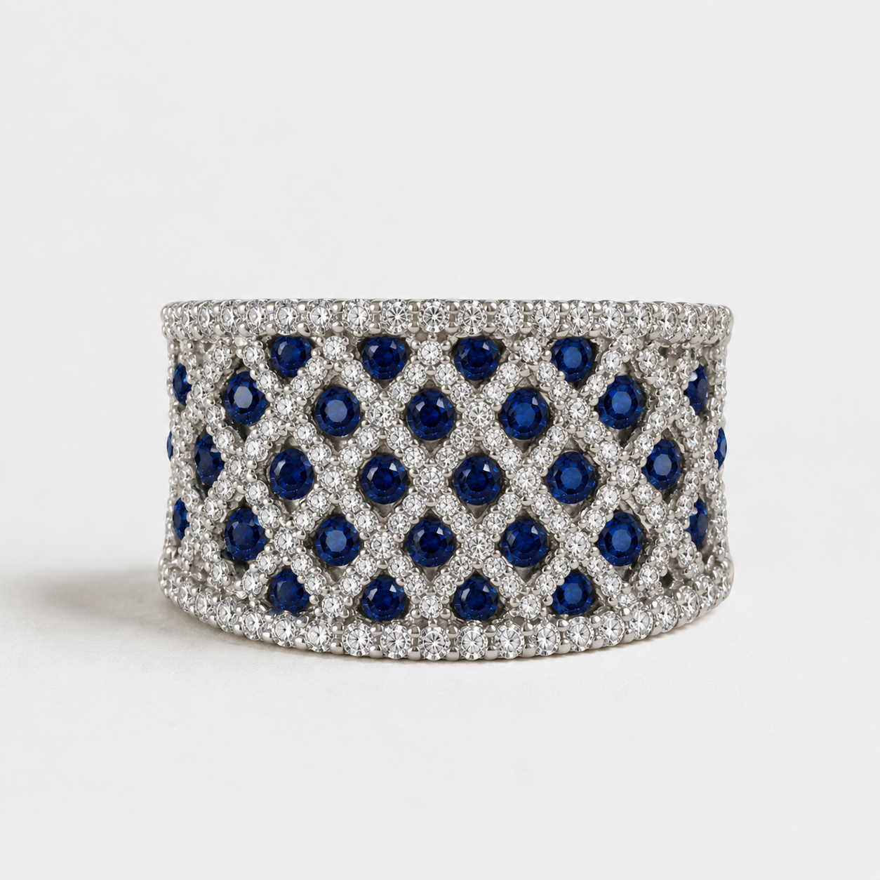 Night Sky Sapphire & Diamond Ring
