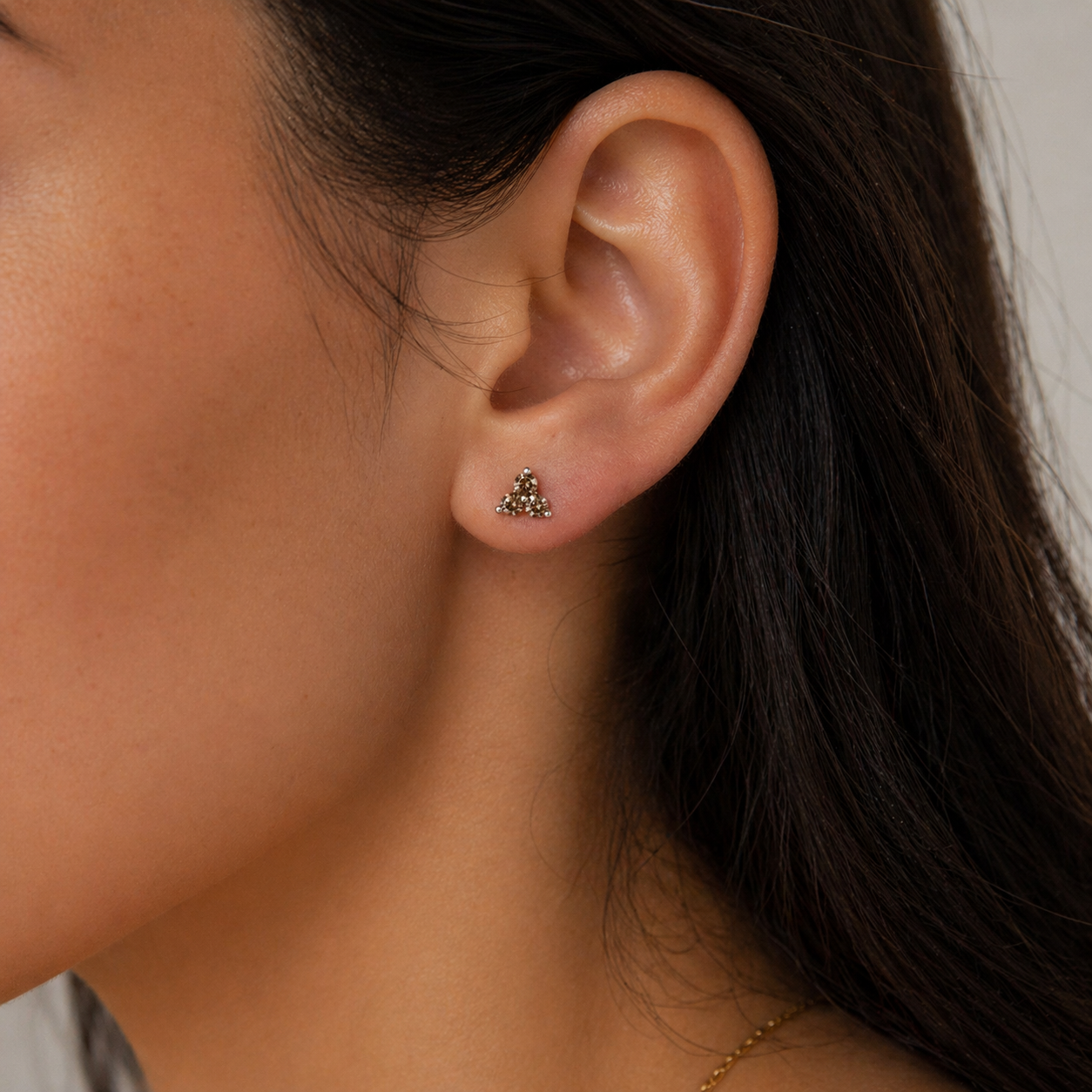 Yellow Gold Coco Diamond Trio Studs Coco Diamonds