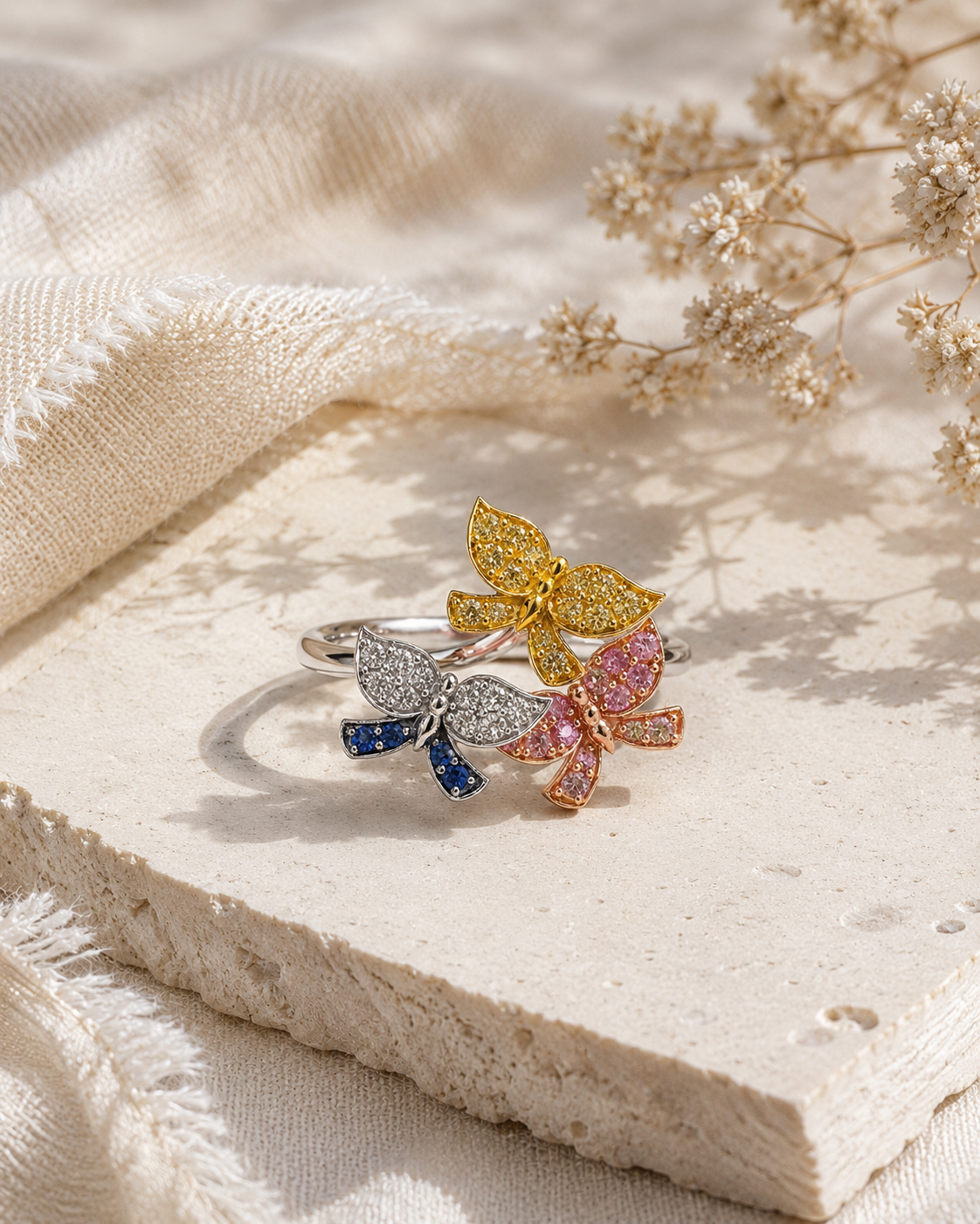 Soaring Sky Butterfly Ring