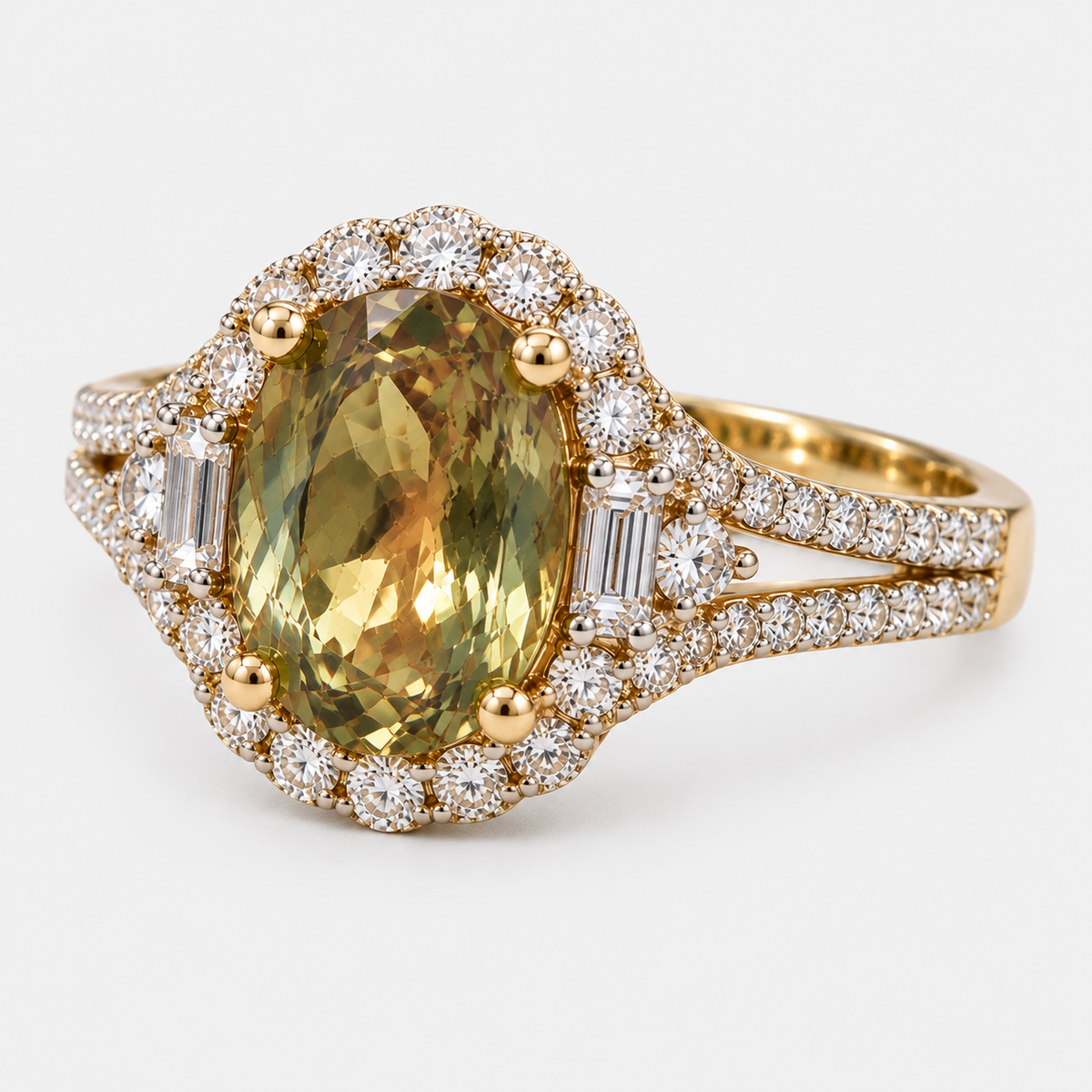 Diamond Valleys Csarite & Diamond Ring