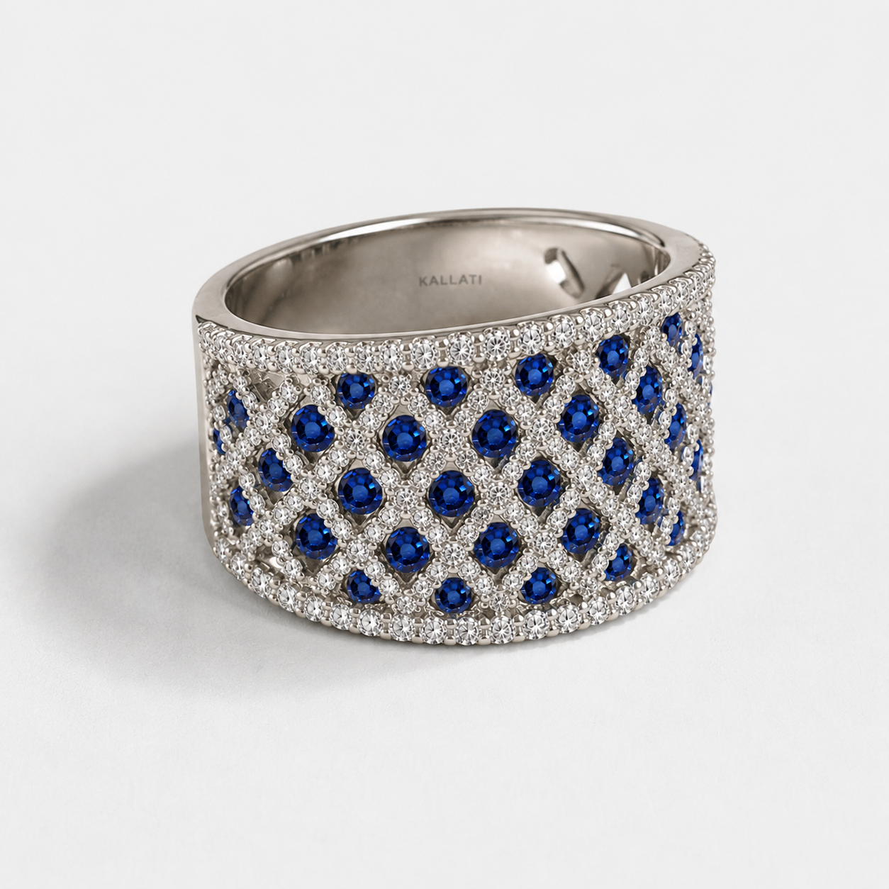 Night Sky Sapphire & Diamond Ring