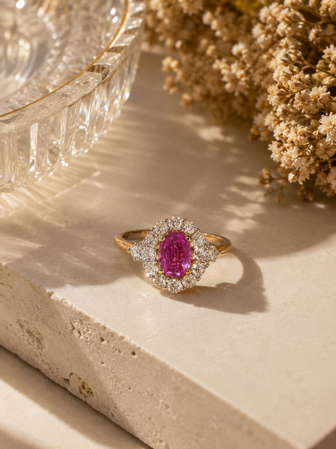 Certified Pink Dream Non-Heat Ring