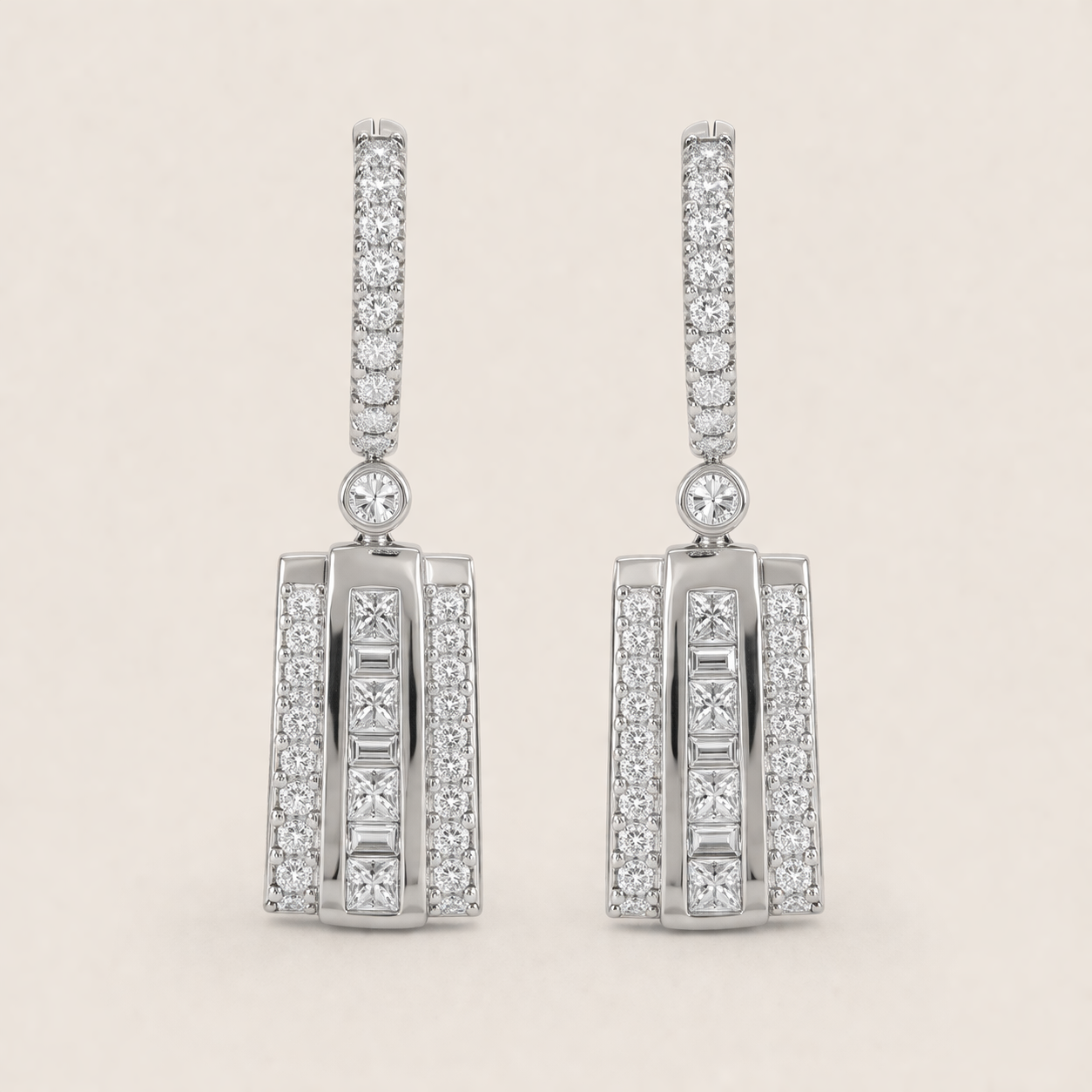 Legendary Diamond Dangle Huggies LEGENDARY