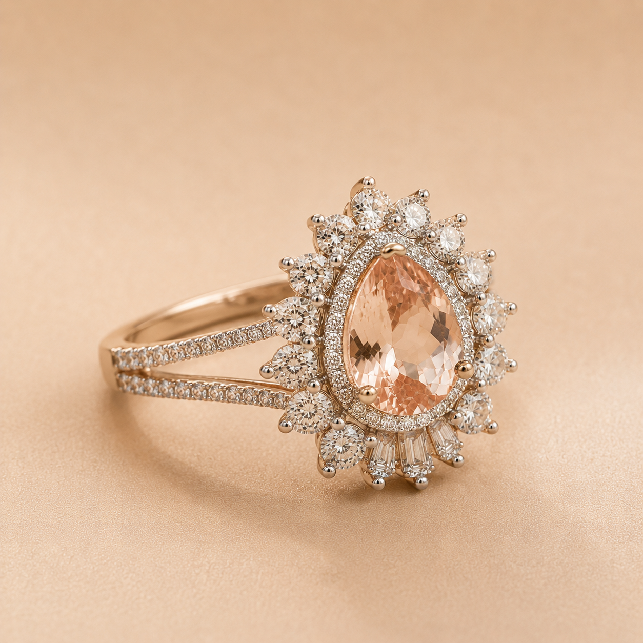 Skylight Morganite Ring Morganite