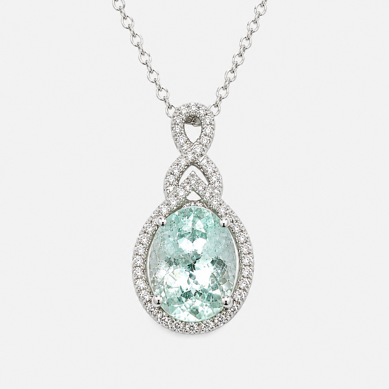 Swirling Love Certified Paraiba Necklace paraiba