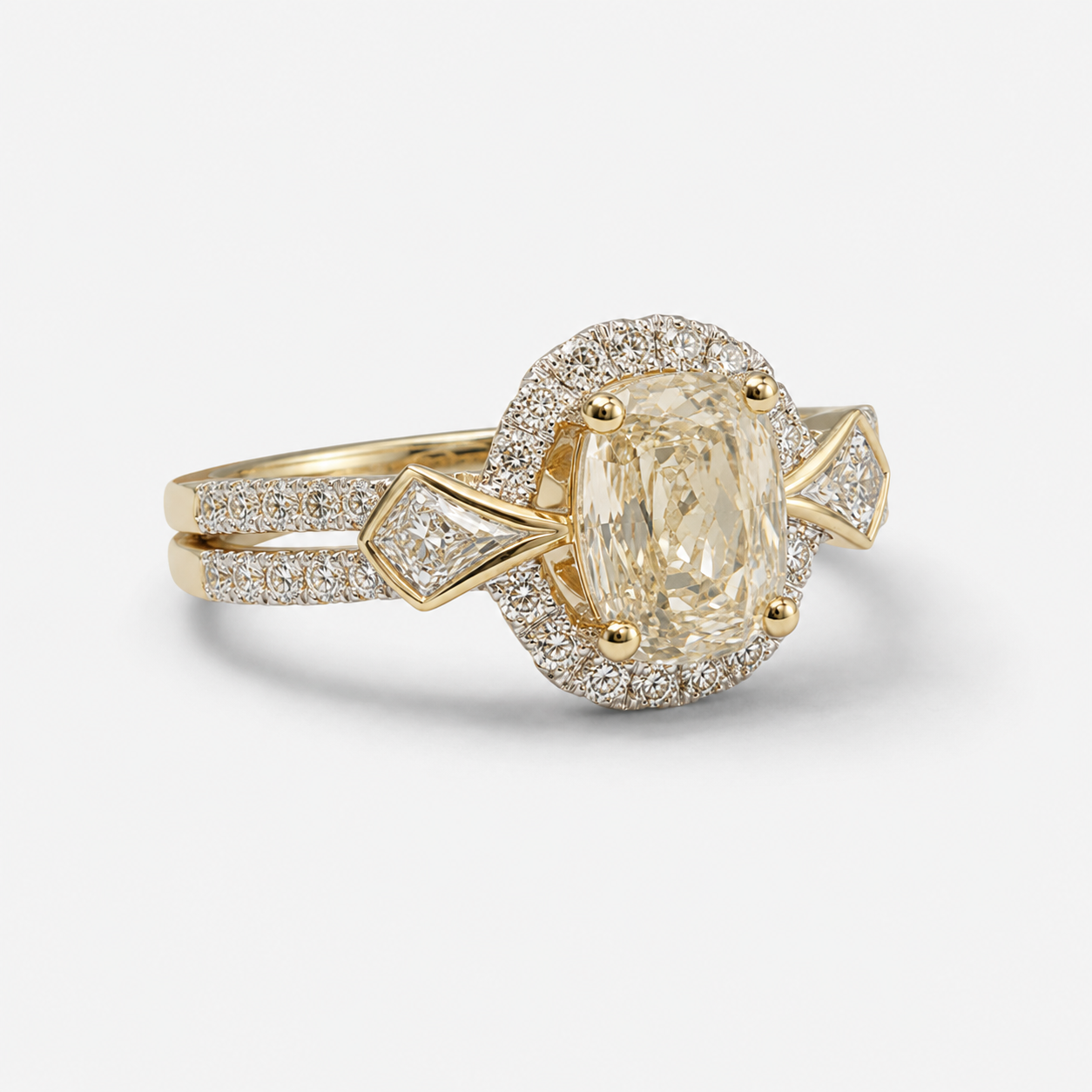Certified Glistening Ivory Non Heat Ring