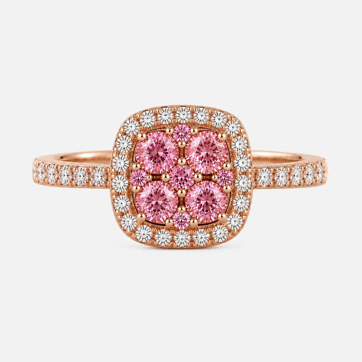 Pink Sapphire Mosaic Ring Signature