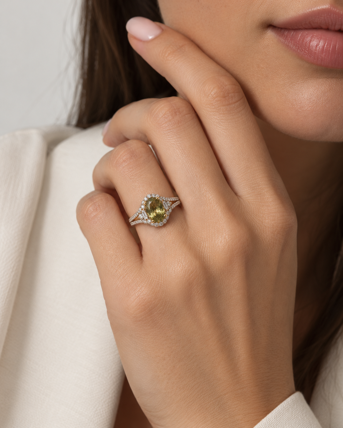 Diamond Valleys Csarite & Diamond Ring
