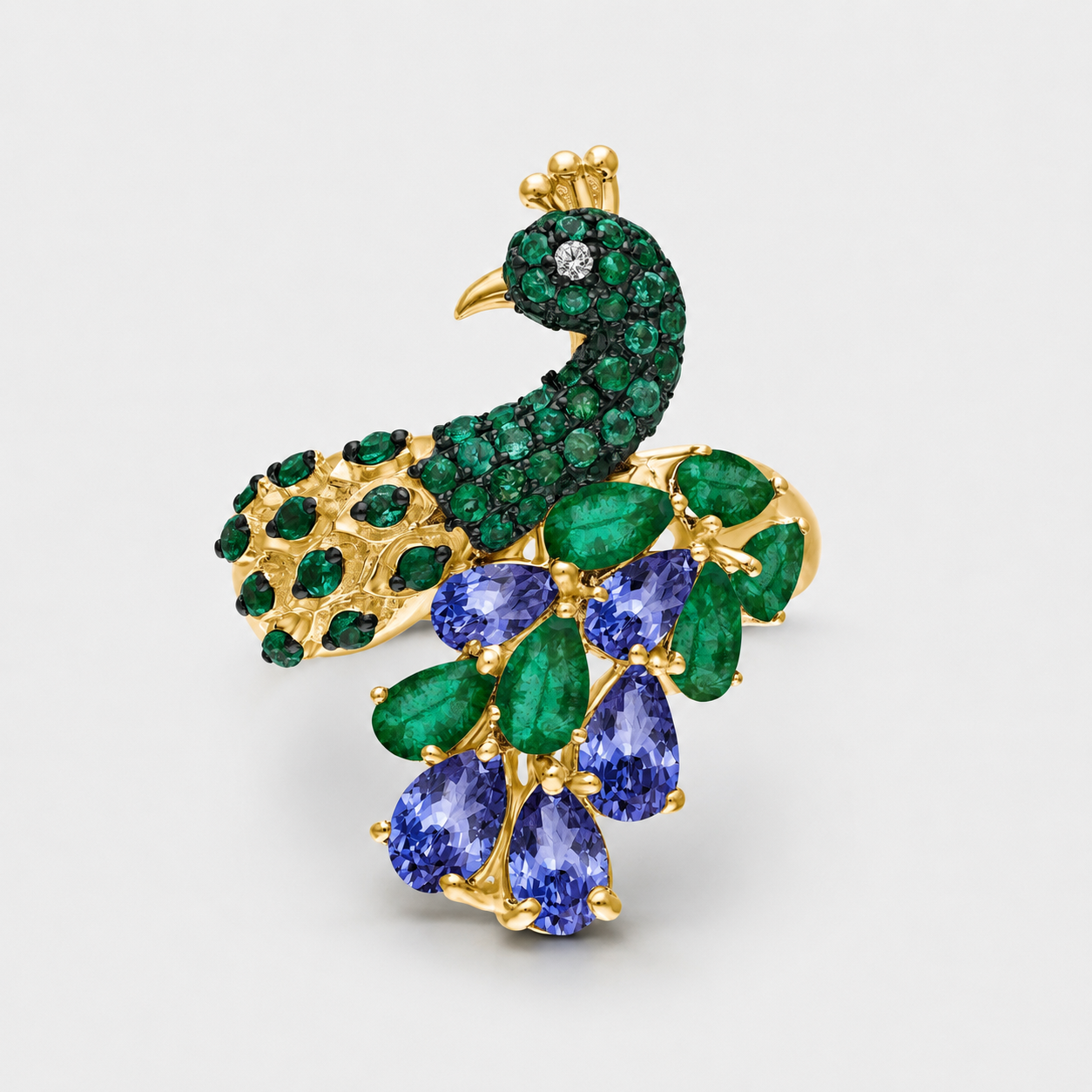 Royal Peacock Ring