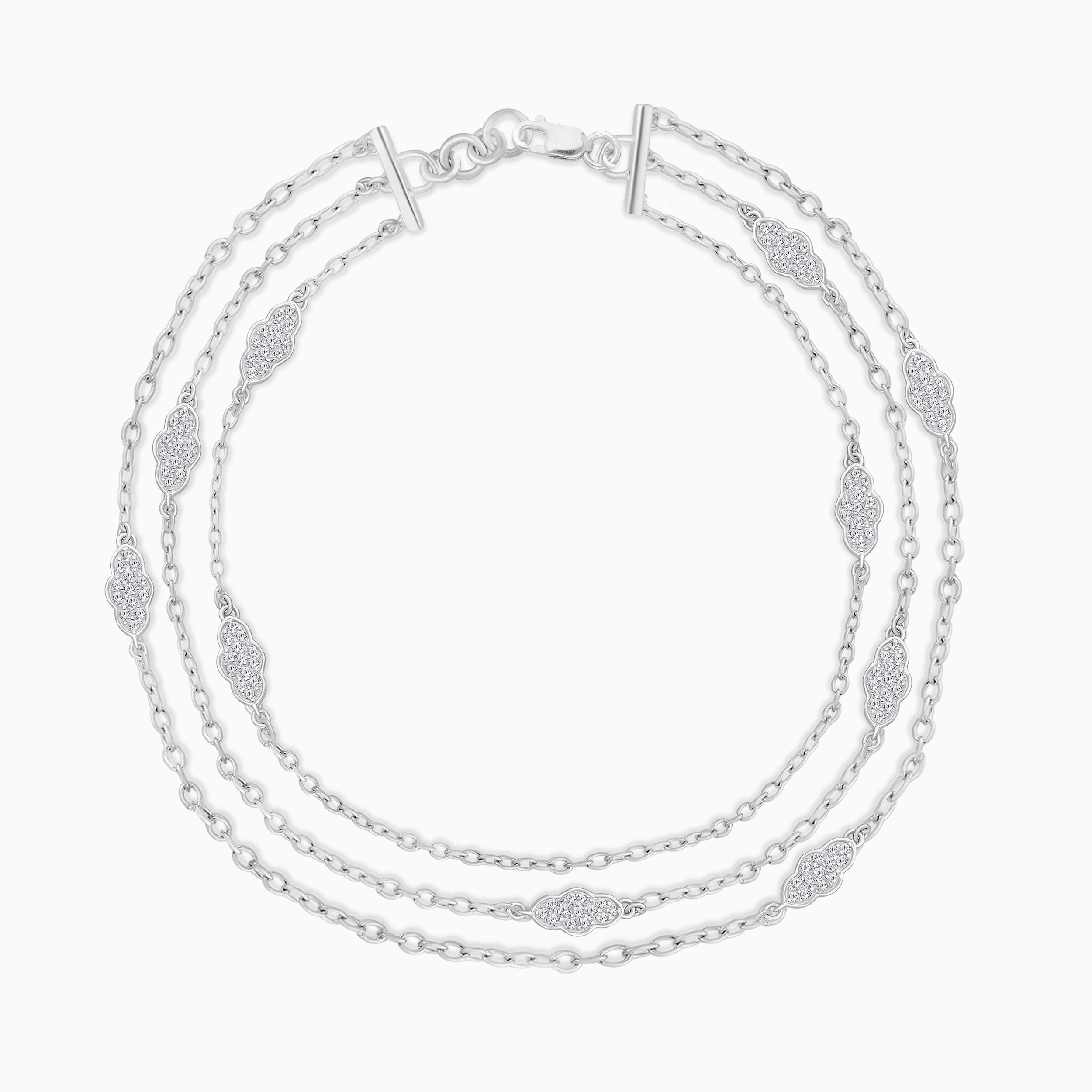 Diamond Cloud Tennis Bracelet