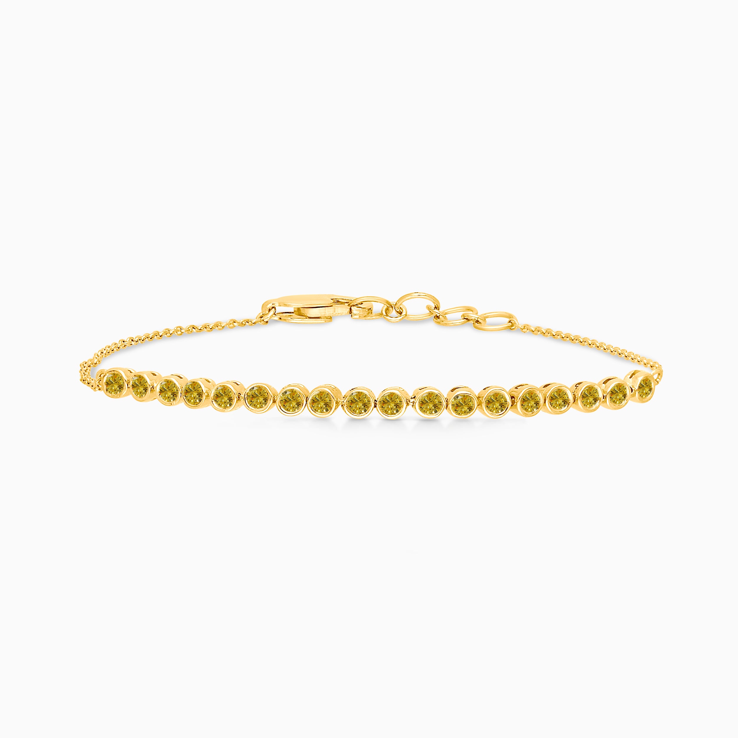 Bubble Yellow Diamond Bracelet