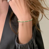 Emerald and Diamond Bangle Emerald