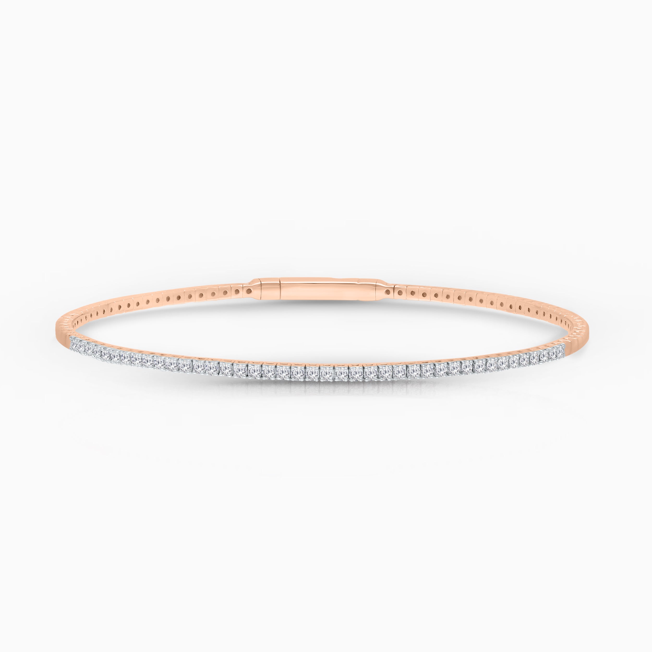 White Diamond Pave Bangle