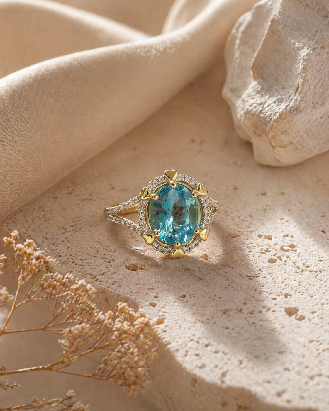 Lead to Your Heart Blue Topaz Ring BLUE TOPAZ