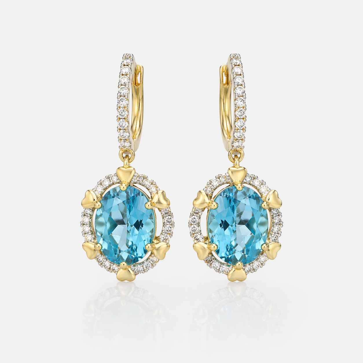 Lead to Your Heart Topaz Droplets BLUE TOPAZ
