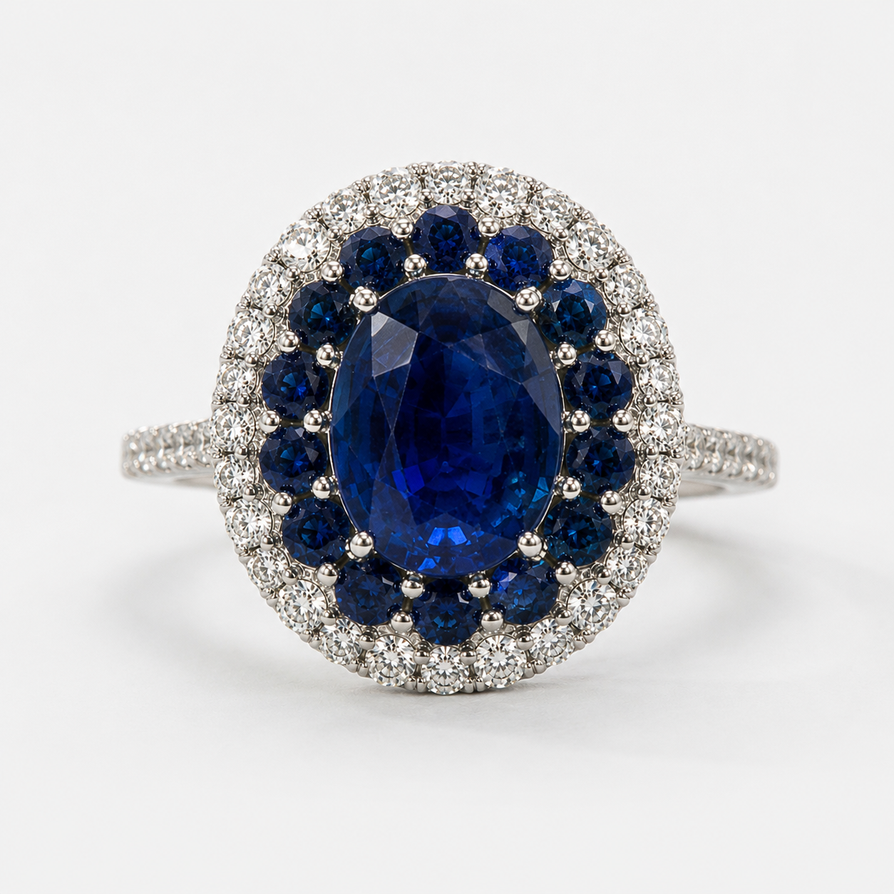 Princess Anne Blue Sapphire Ring