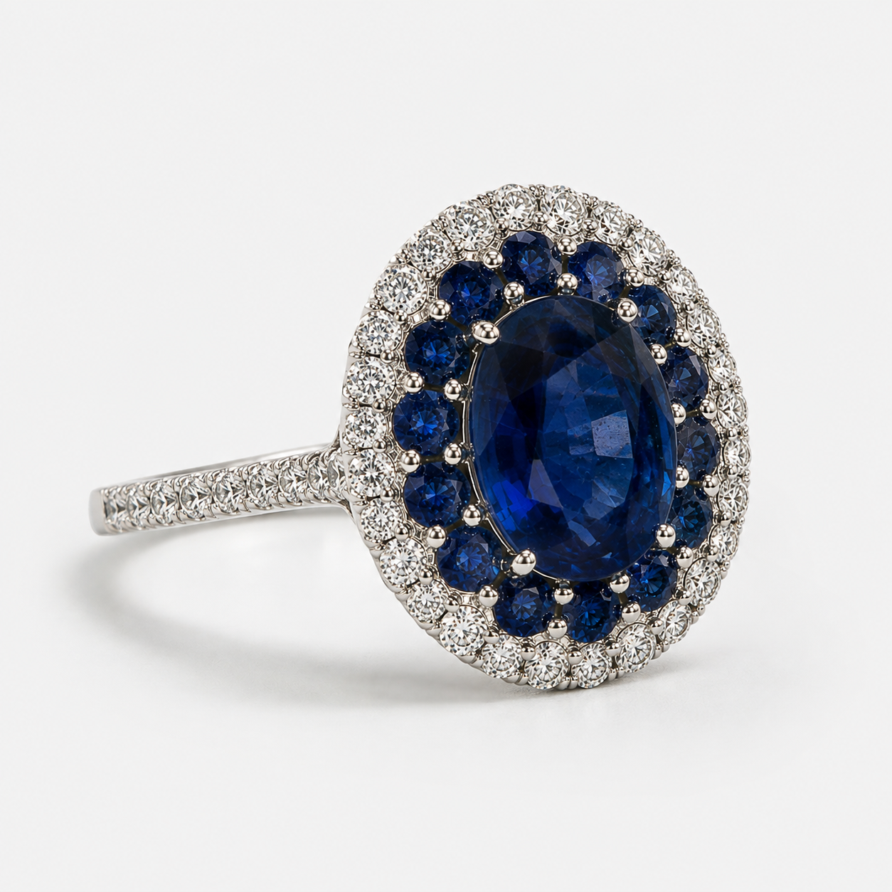 Princess Anne Blue Sapphire Ring