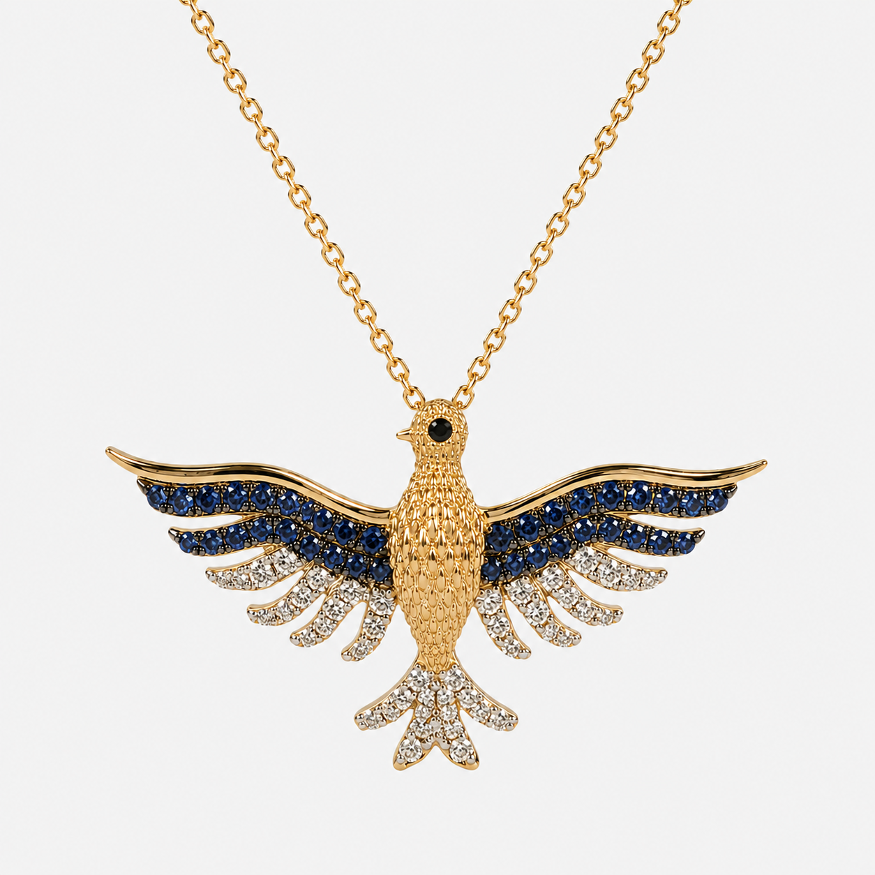 Morning Dove Sapphire & Diamond Necklace Legacy Of The Wild