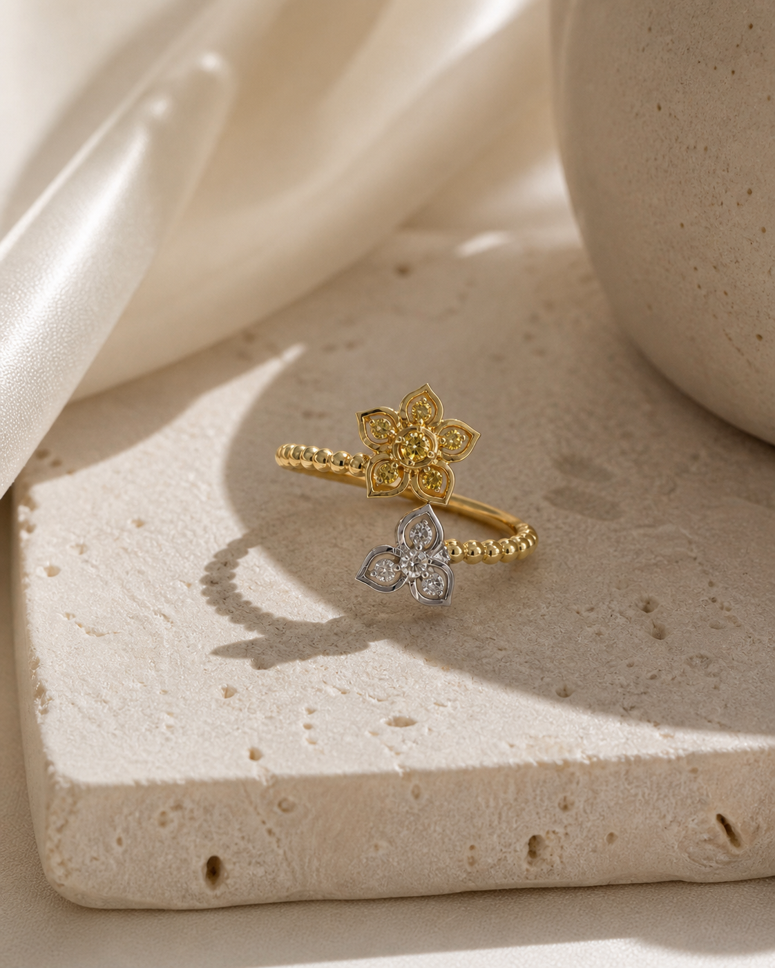 Field Of Flowers Yellow Diamond Ring Yellow Diamond