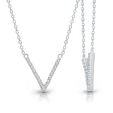 White Gold Diamond Eternal Necklace ETERNAL